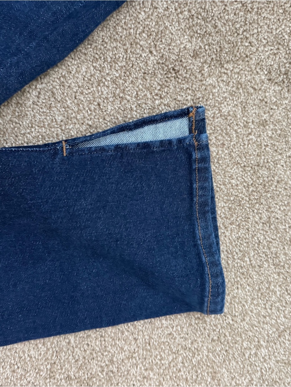 Express Women's Boot Cut Jeans in Dark Blue Denim - Picture 8 of 10
